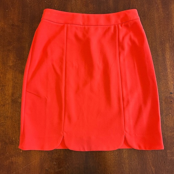 Skies Are Blue Red Tulip Hem Pull On Skirt - Picture 4 of 8
